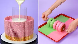 Fancy Sweet Cake Decorating Tutorials | So Yummy Chocolate Cake Decorating Idea