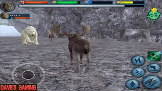 ᔉMoose VS Polar Bear, Nordic Deer, Yeti Ultimate Arctic Simulator