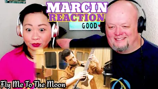MARCIN PATRZALEK "FLY ME TO THE MOON" LIVE SOLO GUITAR || BLIND AND HONEST REACTION