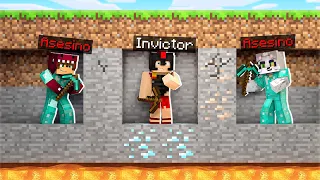 Minecraft: INVICTOR vs 2 ASESINOS 😱🔪 MINECRAFT SPEEDRUN con ACENIX y RAPTOR #2