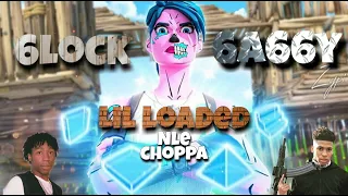 6locc 6a6y (remix) lil loaded and nle choppa (fortnite montage