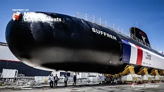 France rolls out new nuclear-powered attack submarine | #Shorts