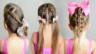 5 Minute Girl's Hairstyle - 3 Easy Toddler Hair ideas