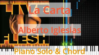 🎹La Carta, Solo & Chord, Alberto Iglesias, Synthesia Piano