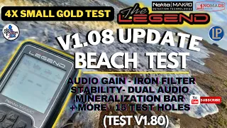 LEGEND V1.08 PRE-RELEASE BEACH TEST | Saltwater Wet Sand | Nokta Makro THE LEGEND