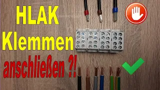 Hauptleitungsabzweigklemme richtig anschließen 🙂👍 HLAK 25-1/4 M2 Das musst du wissen 🤯