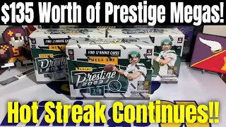 PRESTIGE HOT STREAK CONTINUES!! Opening A $135 Entire Target Order of 2023 Prestige Football Megas!
