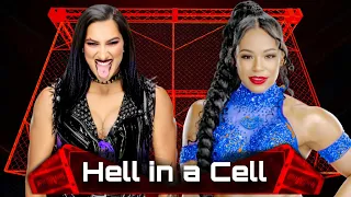 WWE 2K23 - Hell In A Cell Match - Rhea Ripley VS Bianca Belair | WWE