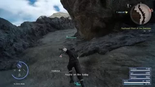 Noctis gets burned