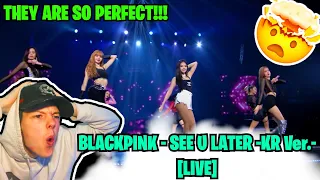 BLACKPINK - SEE U LATER -KR Ver.- [LIVE](（MAKUHARI MESSE EVENT HALL[2018.08.26] )) l REACTION!!!