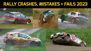 RALLY BEST OF 2023 - CRASHES, MISTAKES + FAILS 2023