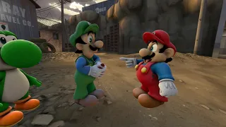 It's a stone Luigi (SFM Adaptation)