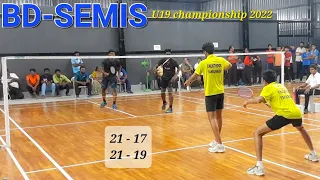 BHARATHSANJAY  MADHAVAN vs VINAYAKRAM  CENTHOOR | U19 TN CHAMPIONSHIP 2022-ERODE | BD-SEMIS