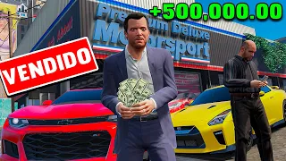 Meu primeiro dia trabalhando como vendedor de carro no GTA 5