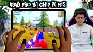 Best 4-FINGERS CLAW 90 fps ipad pro m1 chip handcam gameplay | pubg mobile