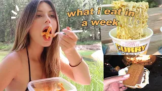 what i eat in a week (while camping) 🏕️🍦