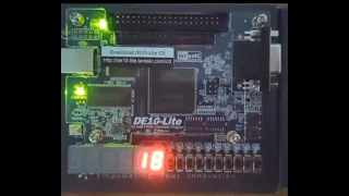 DE10-Lite FPGA soft processor | Counter demo