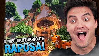 CONSTRUÍ UM SANTUÁRIO PRAS RAPOSAS NO MINECRAFT #1-36 [+10]