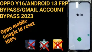 Oppo A16 Frp Bypass Without Pc Unlock | Android 13 Google Account Bypass 2023