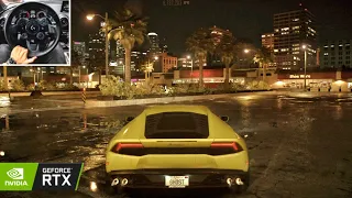 Lamborghini Huracan Night Gameplay - Immersive Realistic ULTRA Graphics | Need For Speed 2015