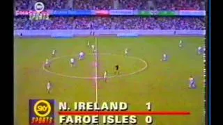 1991 (May 1) Northern Ireland 1-Faroe Islands 1 (EC Qualifier)'.avi