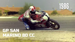 1986 GP de SAN MARINO de 80 cc. Misano