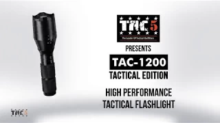 TAC 1200   Tactical Flashlight By TAC5.com