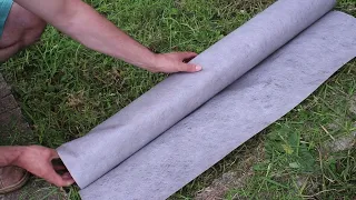 🧑‍🌾 LA POSE D'UN GEOTEXTILE - Bidim