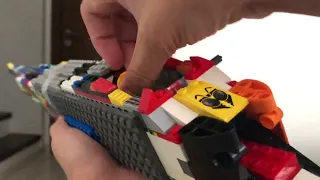 Lego lever action rifle test build
