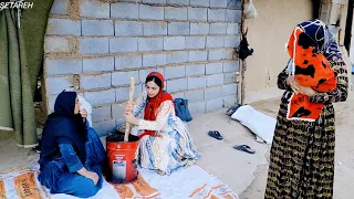 After returning, the star faced his mother in the hut