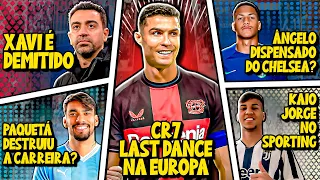 Cristiano Ronaldo DE VOLTA à Europa pra jogar a CHAMPIONS LEAGUE | O PROBLEMA de Paquetá E MUITO +