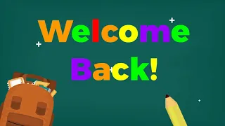 Welcome Back To School Video  -.Send to students, teachers - Back to School Ecard Greeting Card