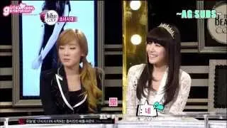 Taeyeon and Tiffany Arguement @ The Beatles Code [ENG Sub].flv