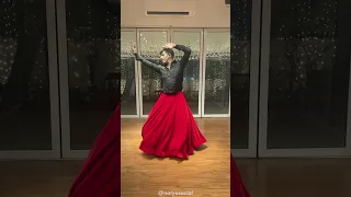 Boy dancing and expressing on Laal Ishq | Semi-classical Dance | Natya Social Choreography