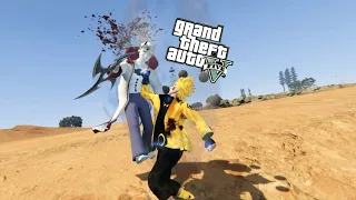 GTA 5 Naruto and Sasuke vs Isshiki Epic Battle