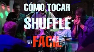 Como tocar Shuffle de manera FACIL con Armonica PRINCIPIANTE