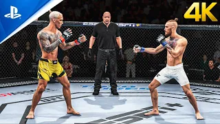 UFC 4 - Charles do Bronx Vs Conor McGregor | PS5™ Gameplay [4K]