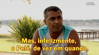 Romário: Maradona é mais técnico do que Pelé, mas Pelé é maior!