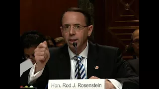 Rosenstein: Seen No Basis to Fire Mueller