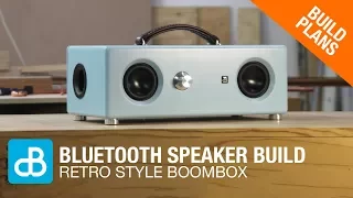 Building a Retro Style Bluetooth Boombox Speaker - by SoundBlab