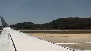 Full Power take off from Rhodos Tui Boeing 737-800