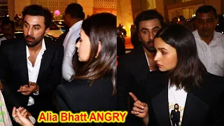 Alia Bhatt ANGRY Moment with Ranbir Kapoor At Animal Movie Screening