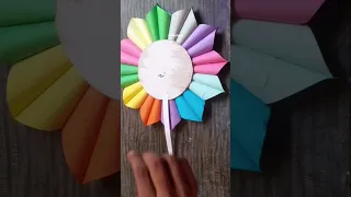 rainbow wall hanging beautiful crafts #craft #wallcraft #bgmi #shorts #papercraft #youtubeshorts