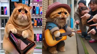 Trending funny animals 🤣🤣😜 funniest cats 😅 control your laugh challenge #cats #dogs #cat #viral #65