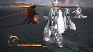 Godzilla (PS4) Online VS: Super Mechagodzilla vs. Burning Godzilla vs. Mechagodzilla