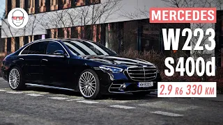 Mercedes W223 S400d 4Matic 2021 test PL Pertyn Ględzi