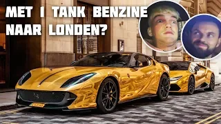 MET GOUDEN FERRARI EN LAMBORGHINI DOOR LONDEN RIJDEN (REACTIES)