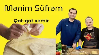 Mənim Süfrəm - Qat-qat xəmirin hazırlanması