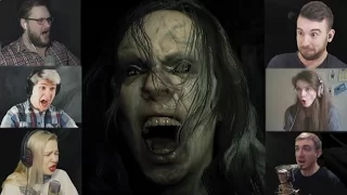 "Реакции Летсплейщиков" на Нападение Мии из Resident Evil 7