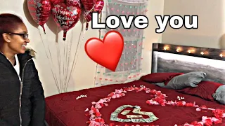 MY HUSBAND SURPRISED ME ON VALENTINES DAY HE MADE ME CRY!!!! (EMOTIONAL)